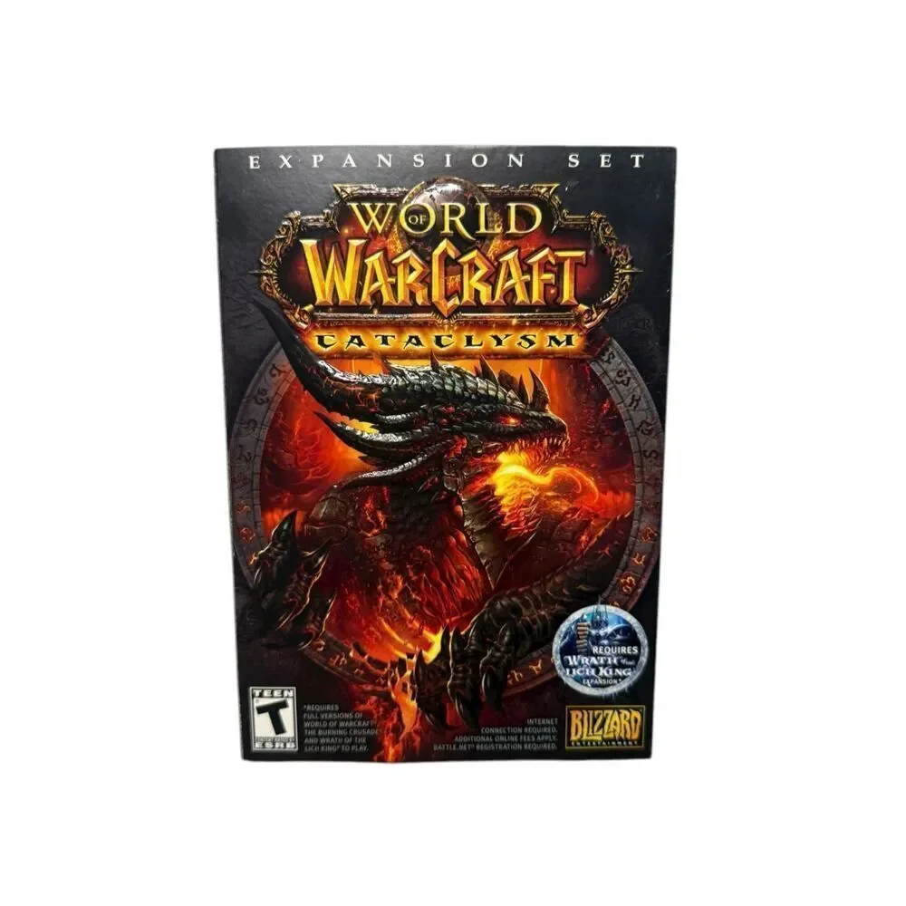 World of Warcraft Cataclysm PC Video‎ Game Expansion Set CIB