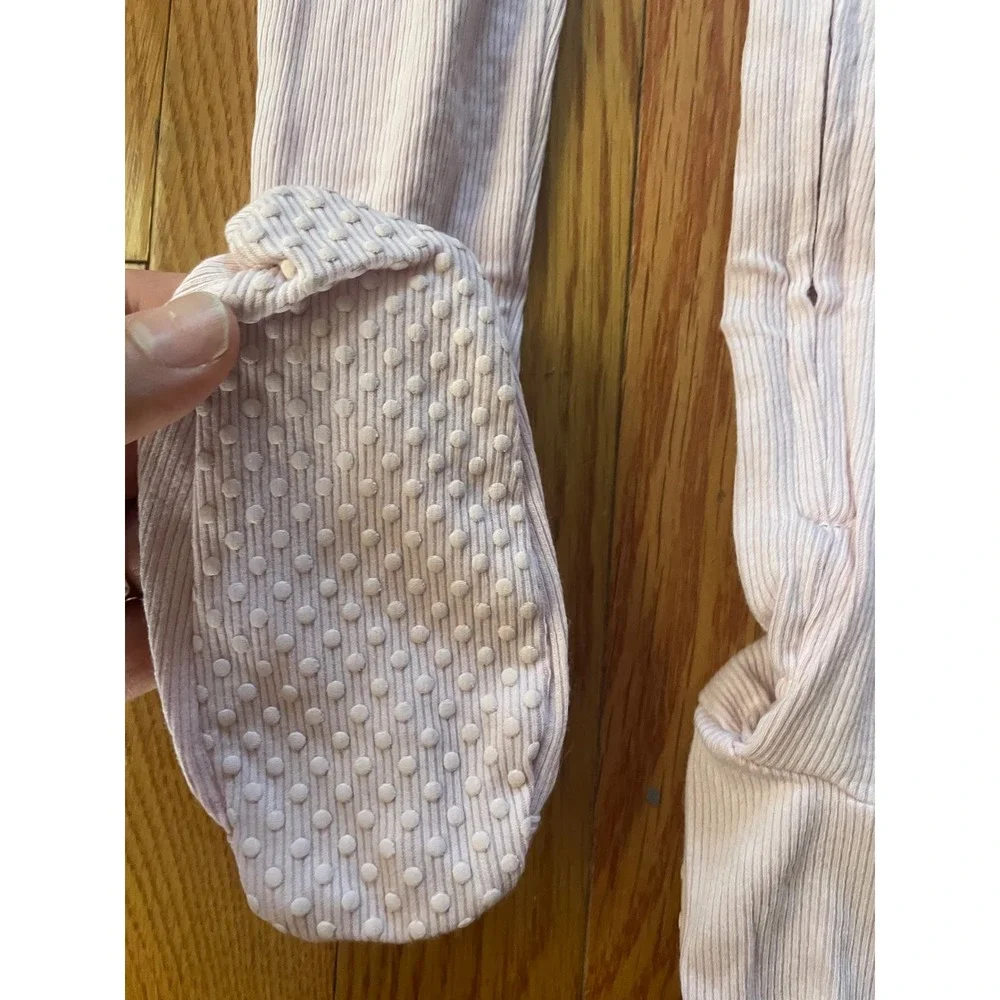 Old Navy Kids Pink Ribbed Footed Pajamas Sleepers 3T 803150-00-1