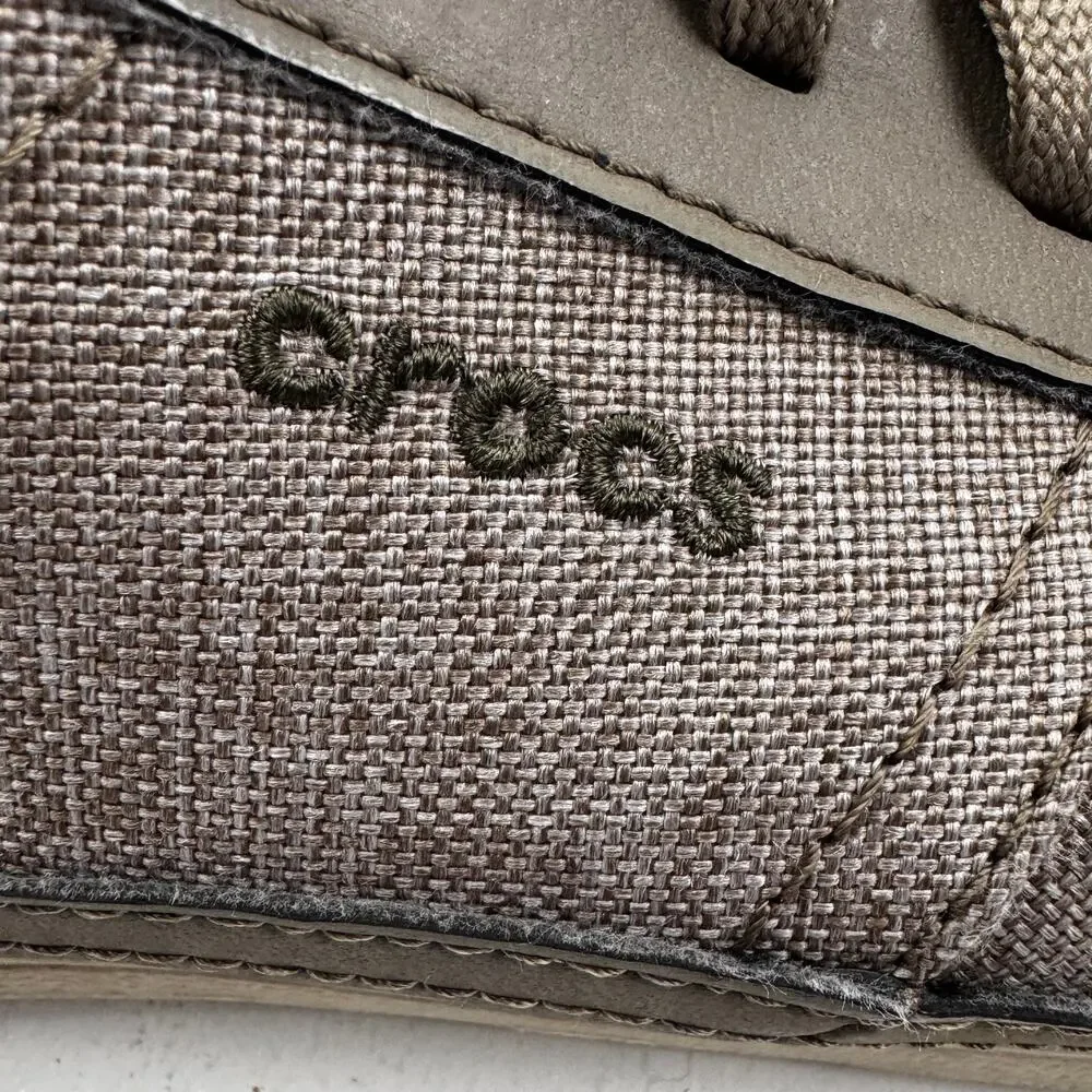 Crocs Santa Cruz Playa Canvas Lace Up Boat Deck Casual Shoes Men's Size 10