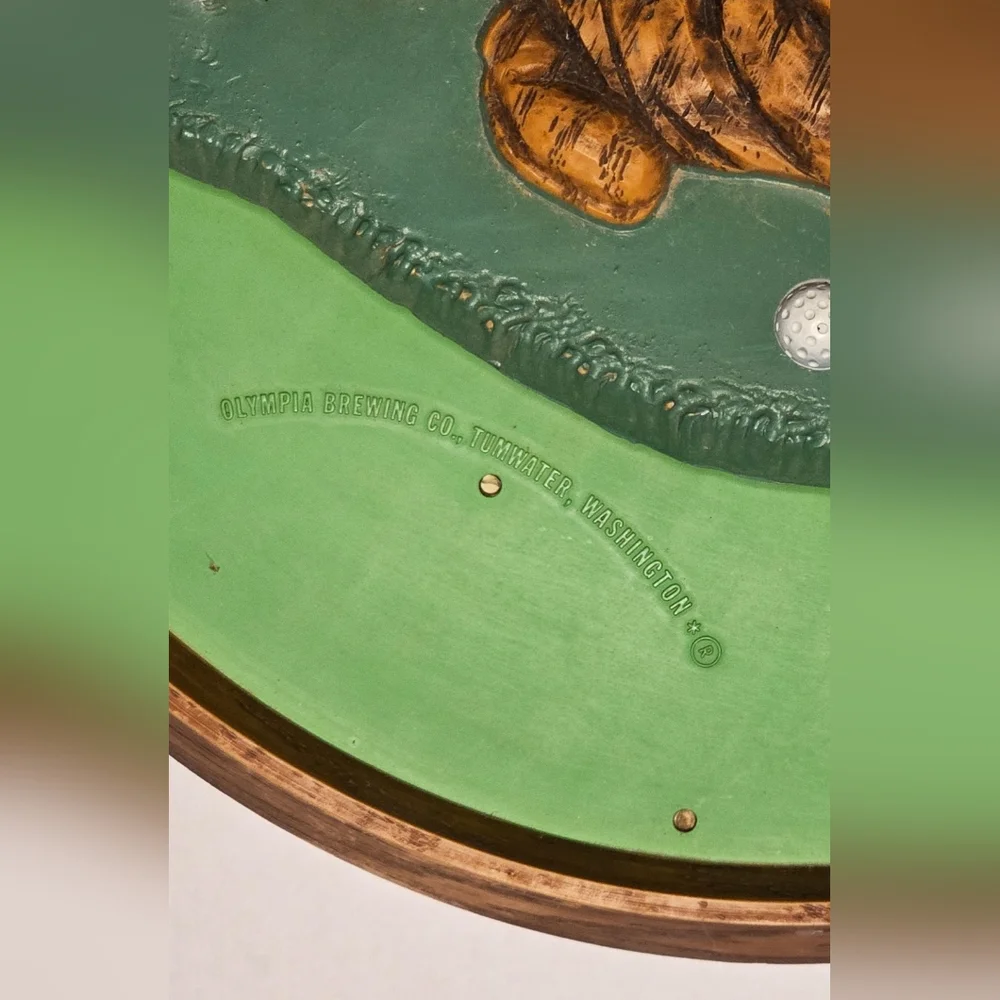 [Olympia Brewing Company] Advertisement  Washington Beer Signage Golf…