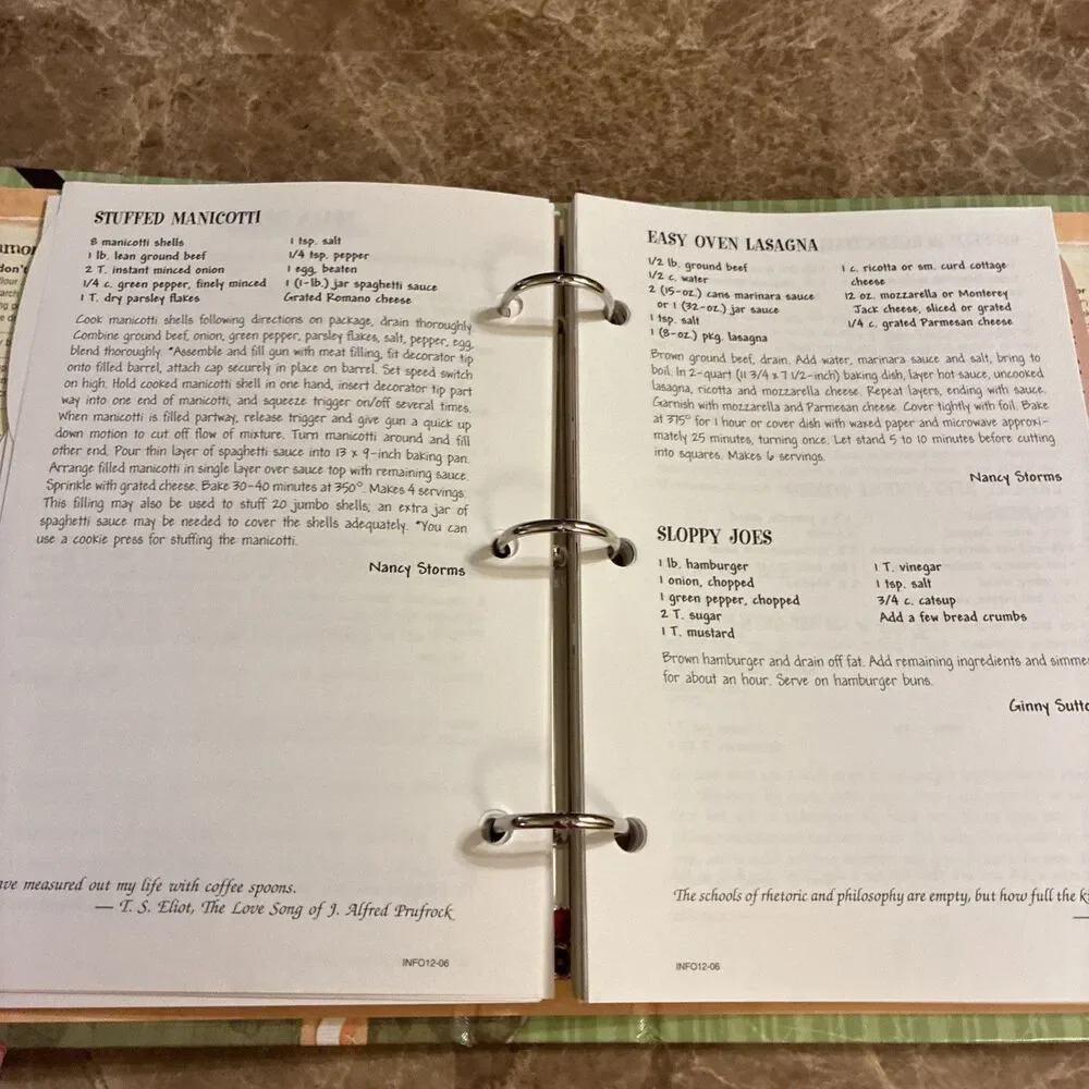 Vintage A Taste of Tradition Cookbook Recipes Valley View Women's Club 2006