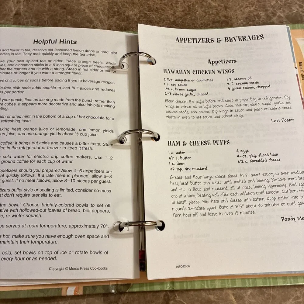 Vintage A Taste of Tradition Cookbook Recipes Valley View Women's Club 2006