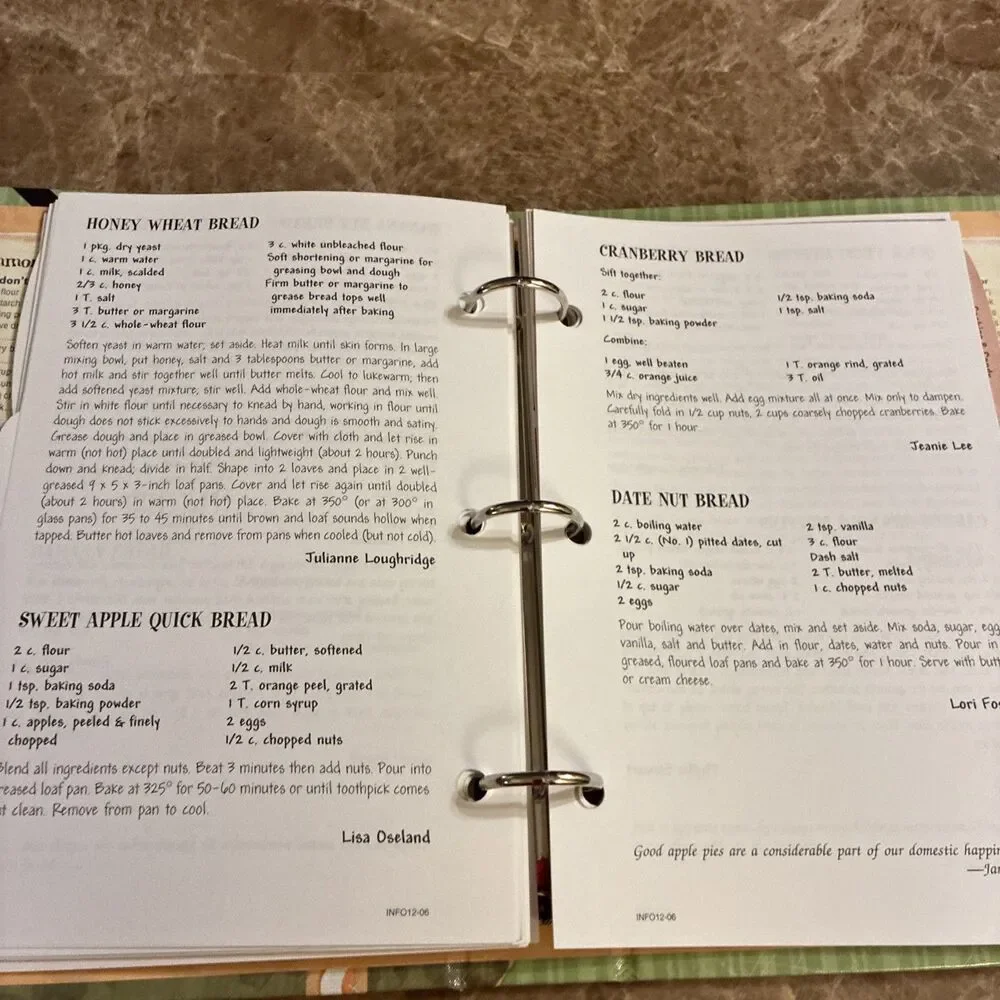 Vintage A Taste of Tradition Cookbook Recipes Valley View Women's Club 2006