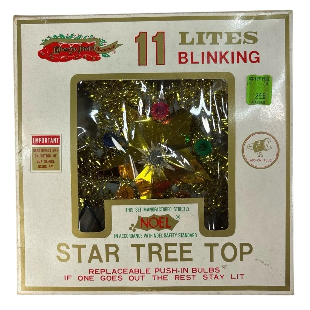 Vtg 11 Lites Blinking 8
