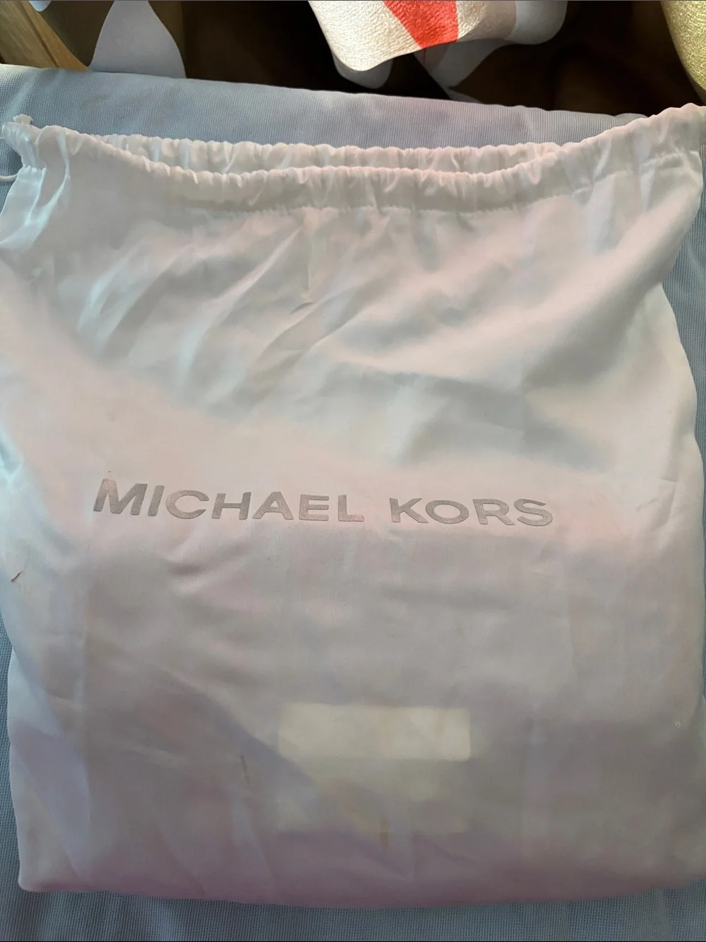Michael Kors pink split leather