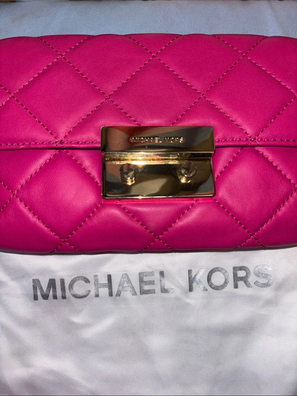 Michael Kors quilting silhouette diamond