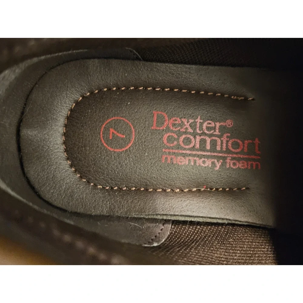 Dexter Comfort Mens Brown Chukka Oxford Boots Memory Foam Size 7