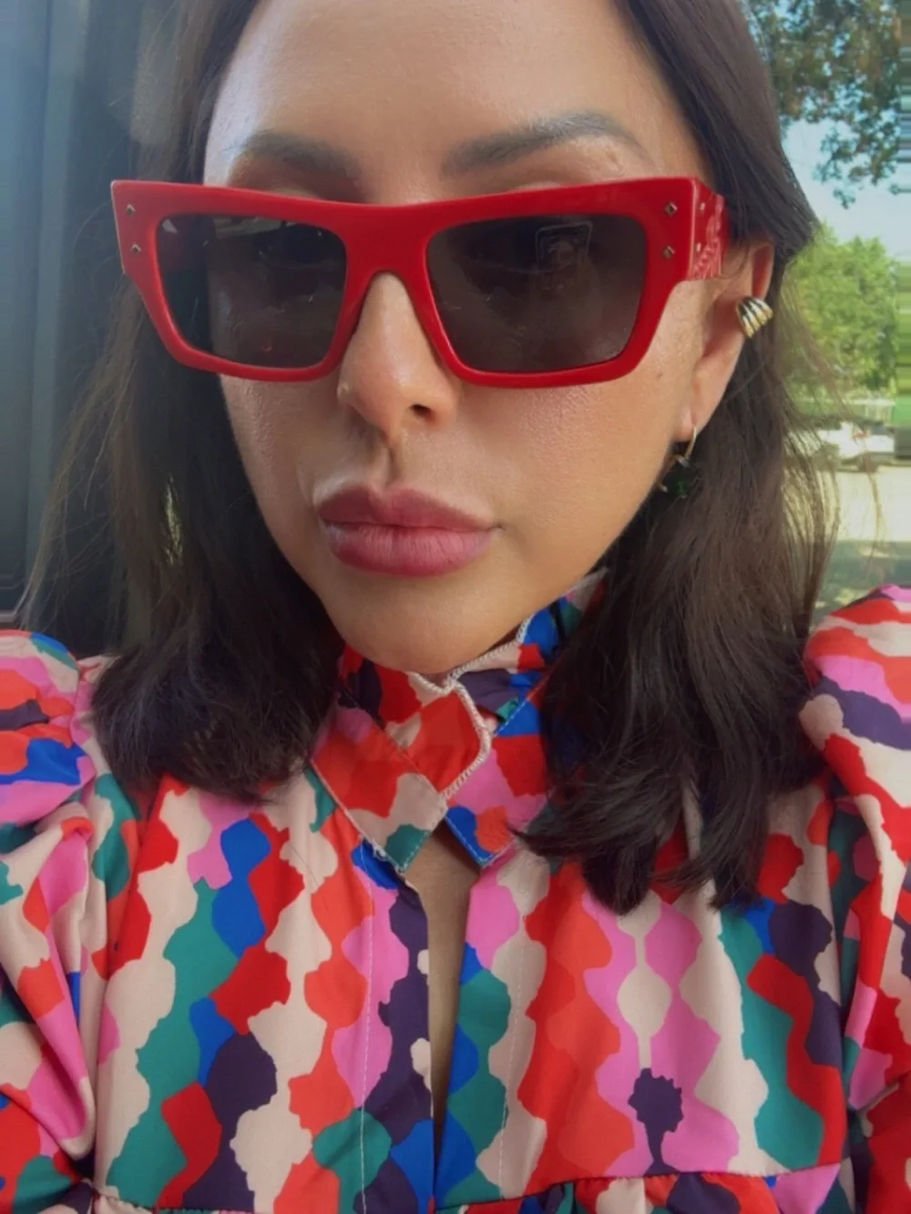 Authentic MCM Red Sunglasses – Unisex