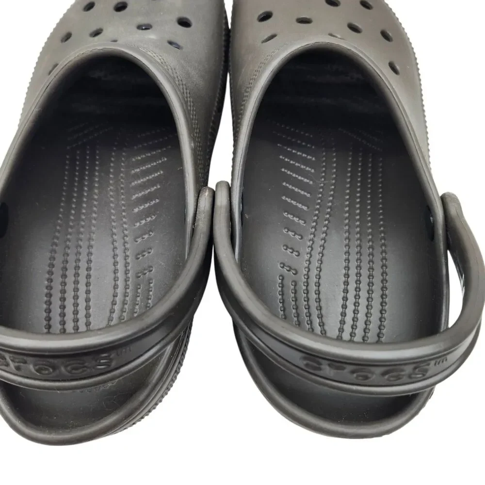 Crocs Unisex Classic Clogs Mens 8 Womens 10 Espresso Croslite Water Shoes Vents