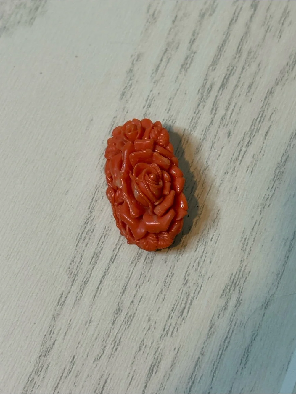 Faux coral elegant hand