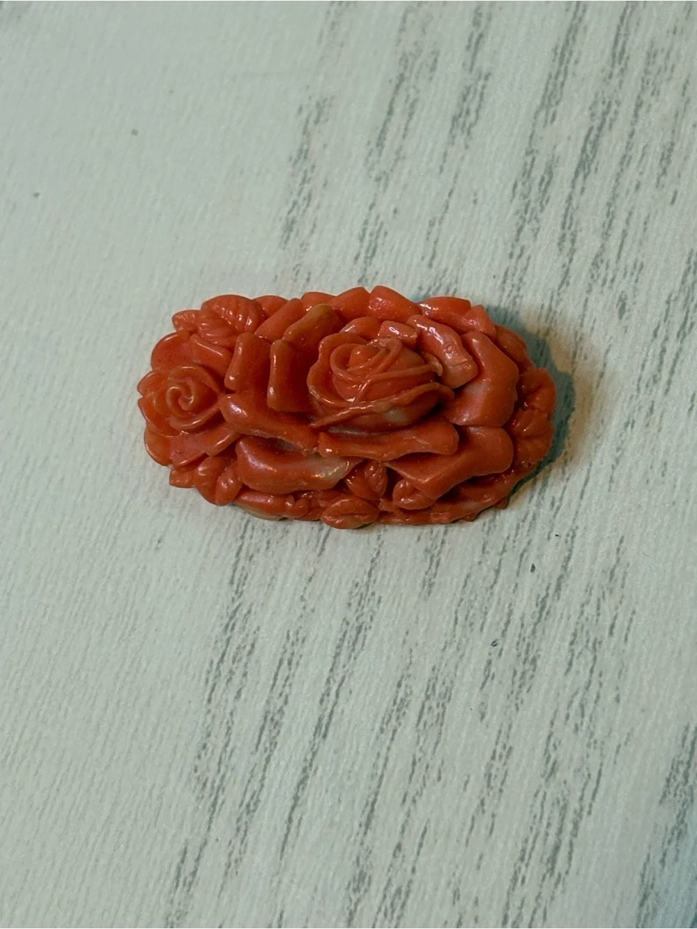 Faux coral elegant hand