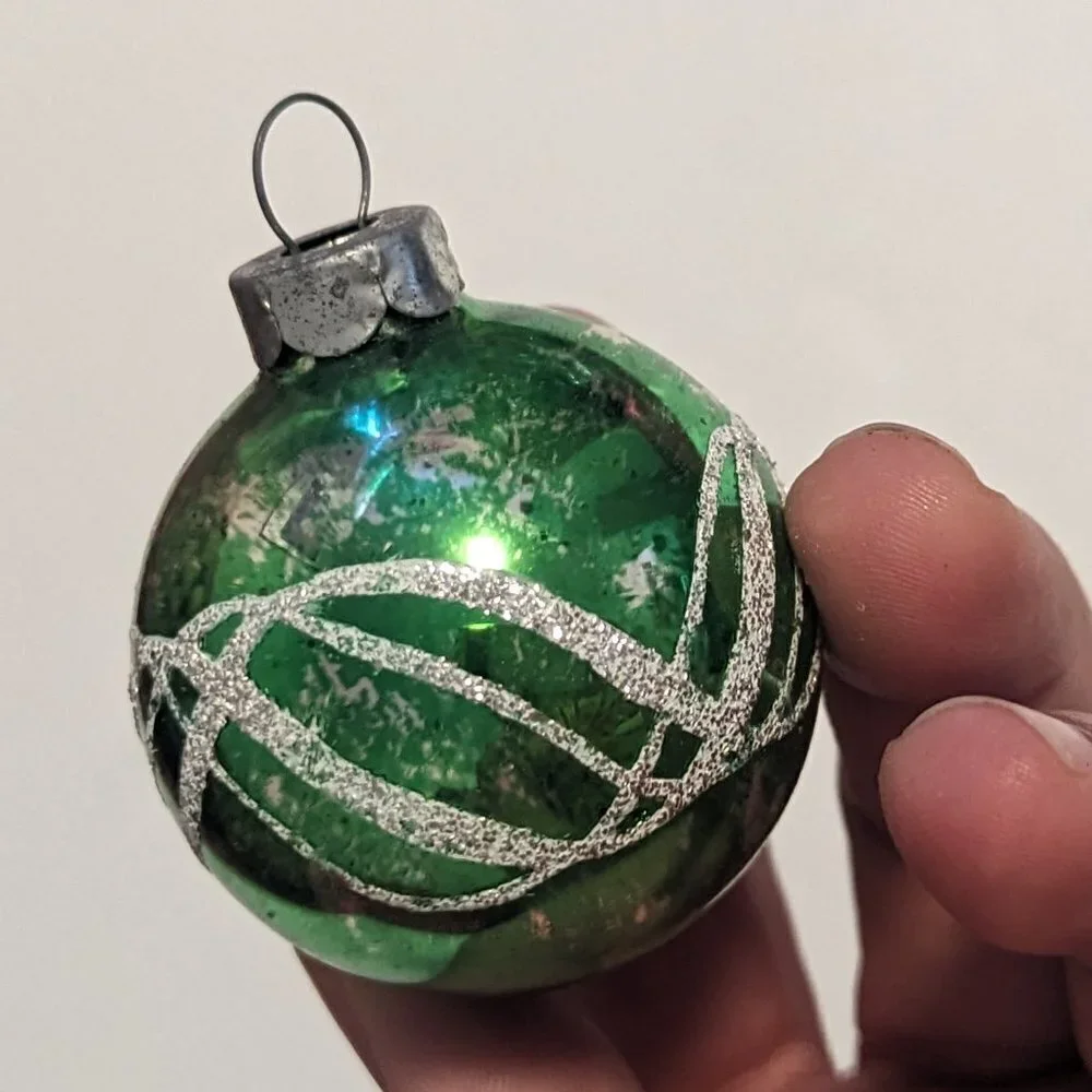 Vintage glitter embellished