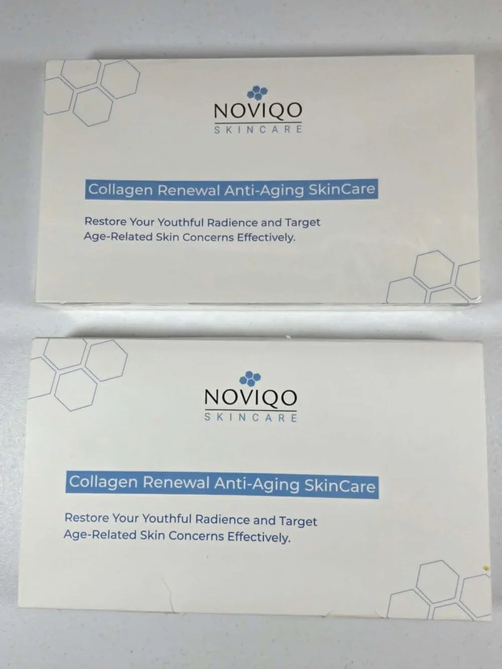 NOVIQO SKINCARE COLLAGEN RENEWAL ANTI AGING SKIN CARE 5 TREATMENTS EACH X 2