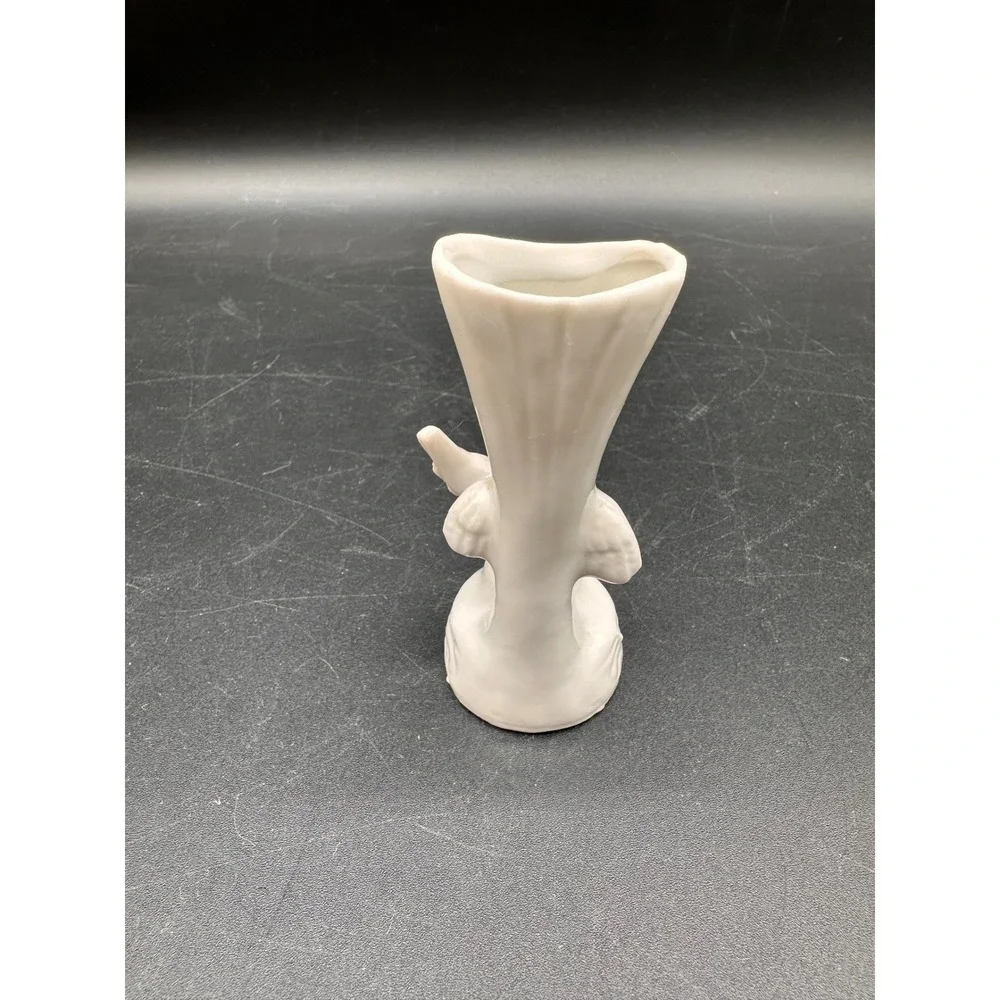 Vintage Cherub Angel Violin Porcelain Bud‎ Vase Souvenir Kennett MO Japan 3.75