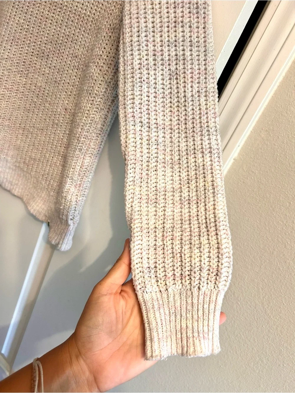 abercrombie kids yarn crewneck