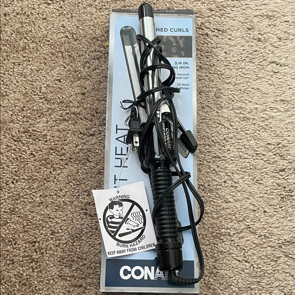 Conair Instant Hear‎ 3/4 Inch Curling Iron