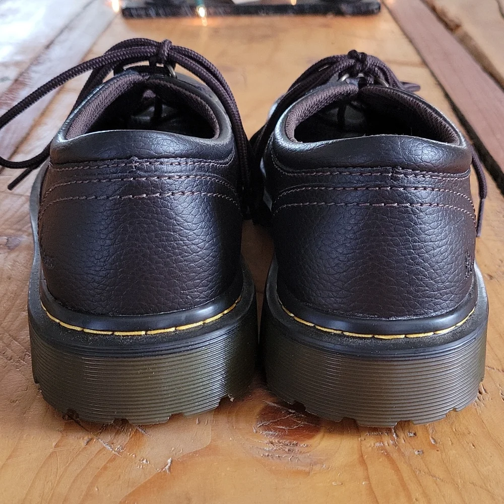 Dr. Martens brown pebbled