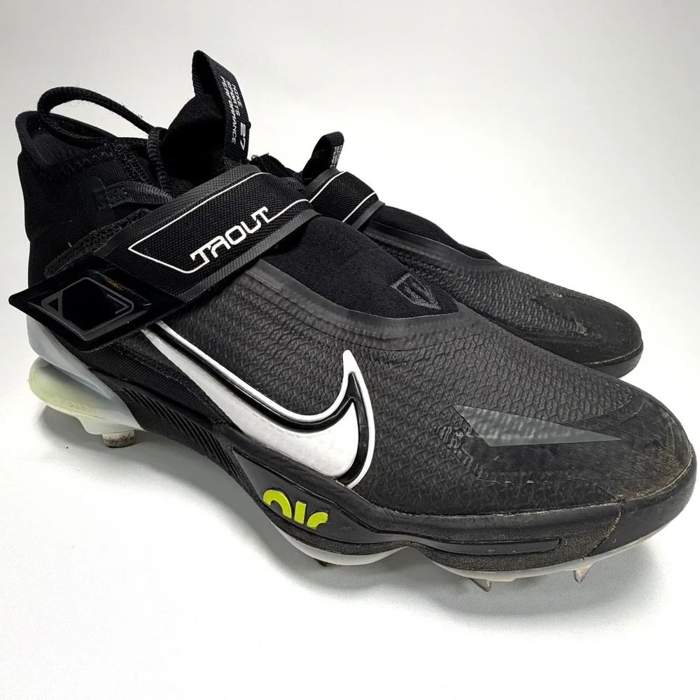 Nike Air Zoom Trout 7 Pro Cleats CJ2931-010 Black Metal‎ 11.5
