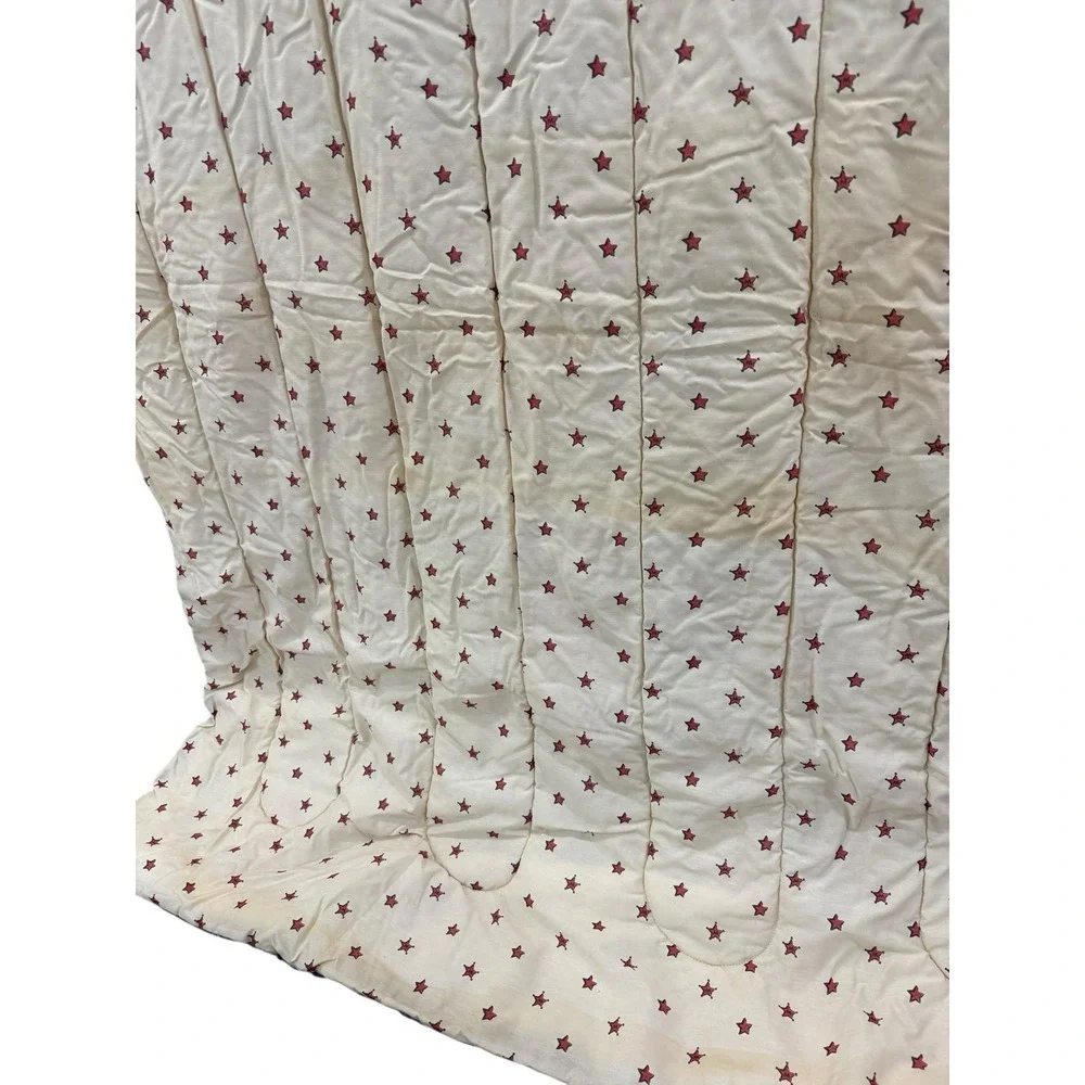 Vintage Disney Home Mickey Mouse Cowboy Comforter Twin Size Patchwork Look Kids