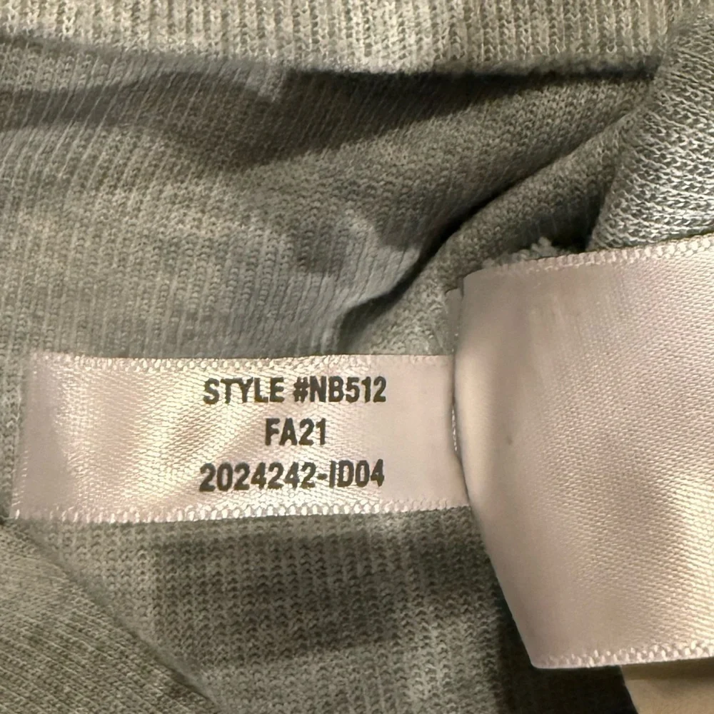 Madewell (Re)Sourced Plush Mock Neck Puff Sleeve Top XL A12