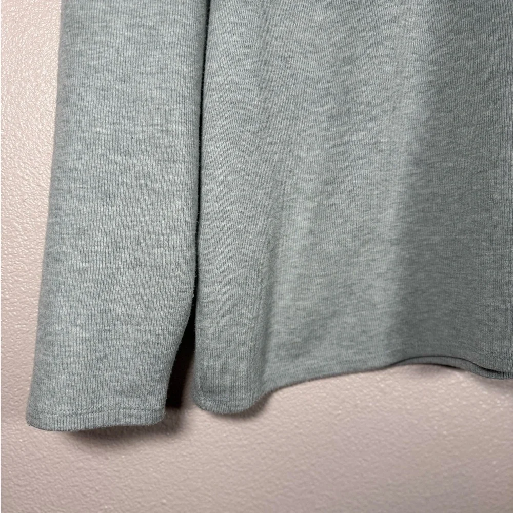 Madewell (Re)Sourced Plush Mock Neck Puff Sleeve Top XL A12
