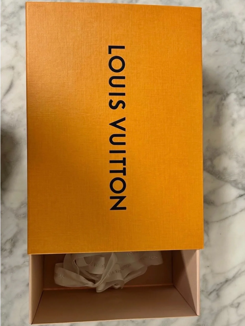 Empty Louis Vuitton Designer Box