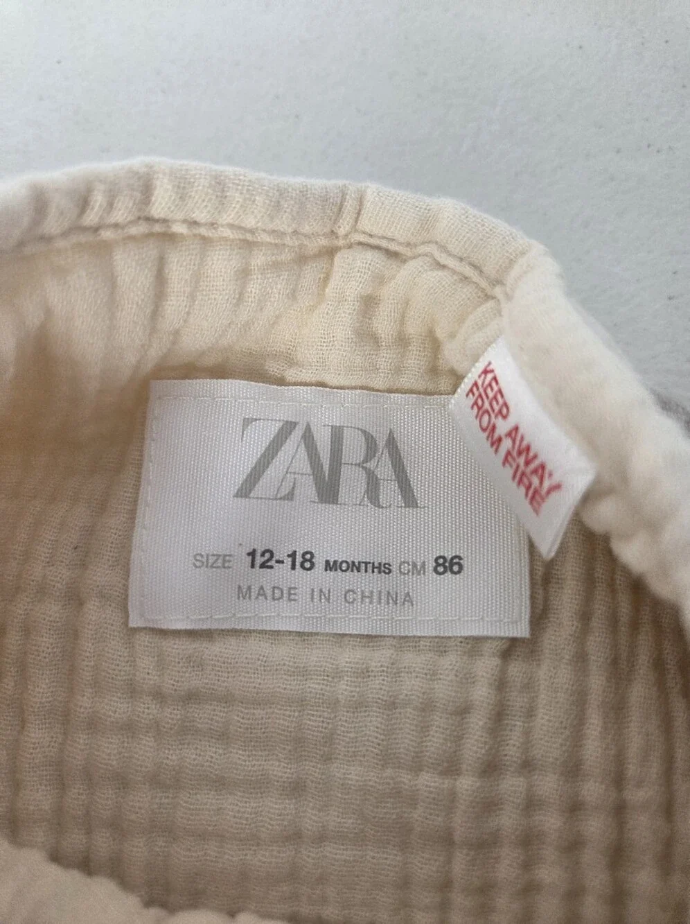 Zara baby patchwork
