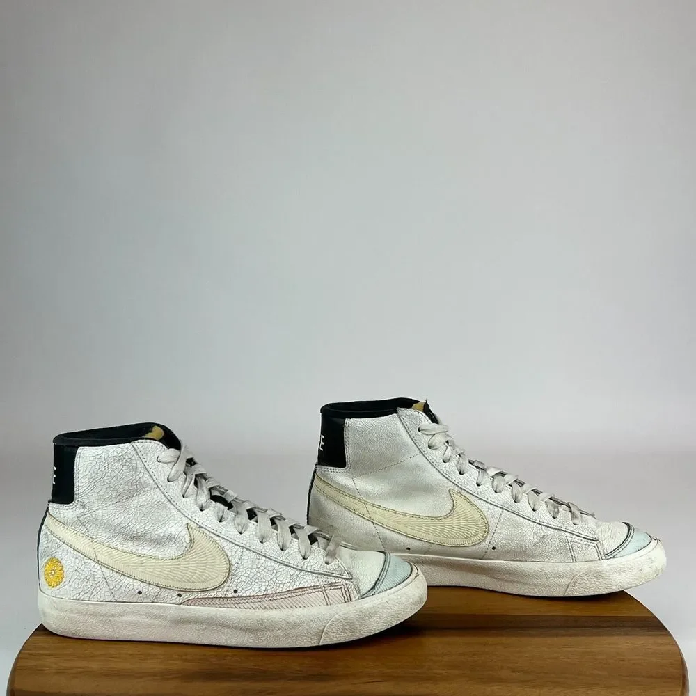 Mens Nike Blazer Mid‎ 77 Dia De Los Muertos Leather Shoes Sneakers Size 8 M GUC