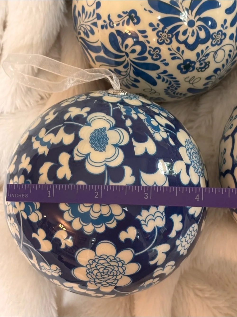 N/A floral blue made