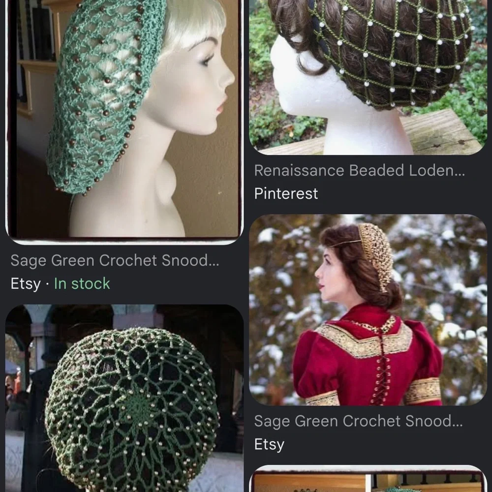 N/A black crochet