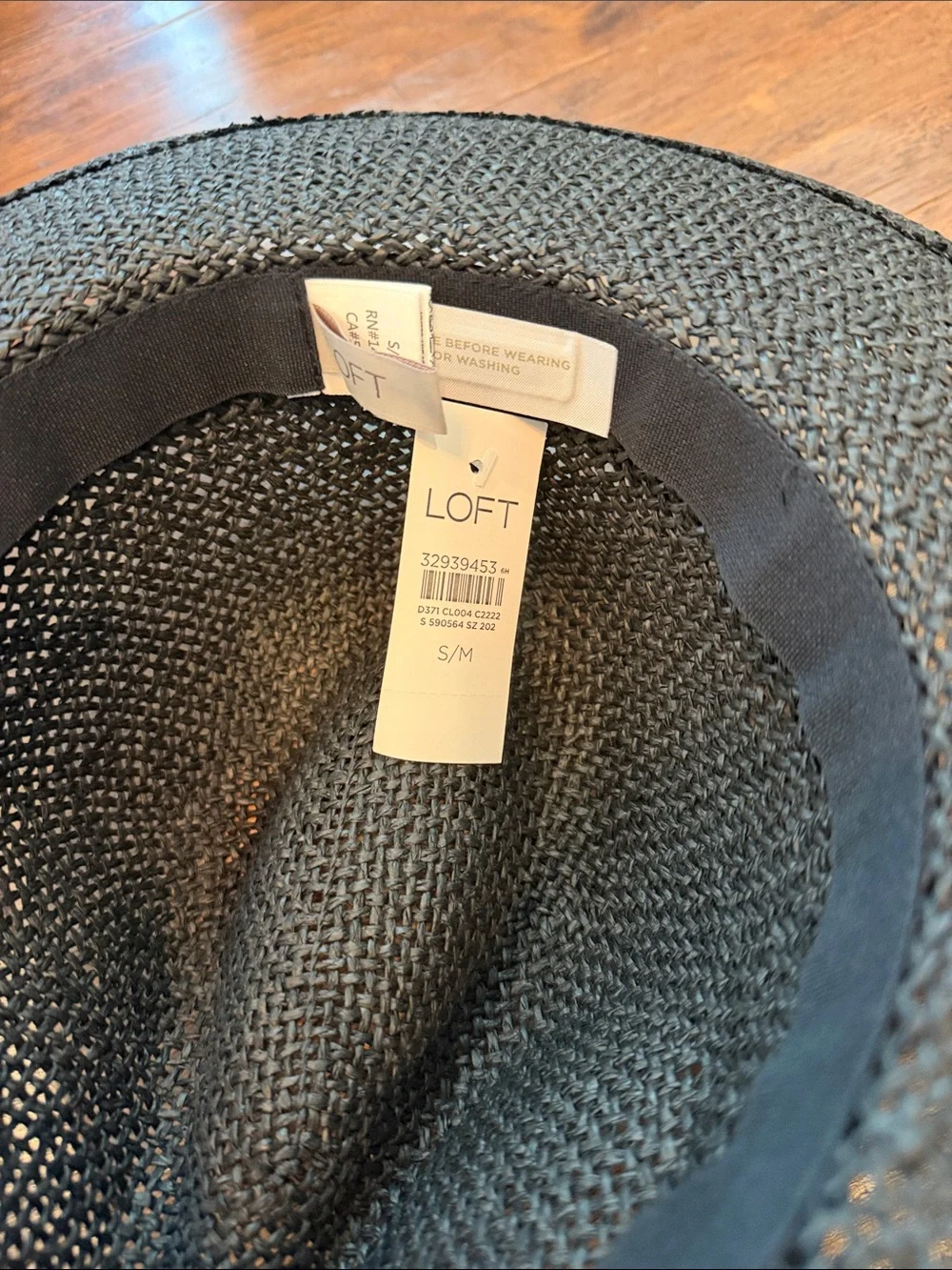 LOFT woven straw