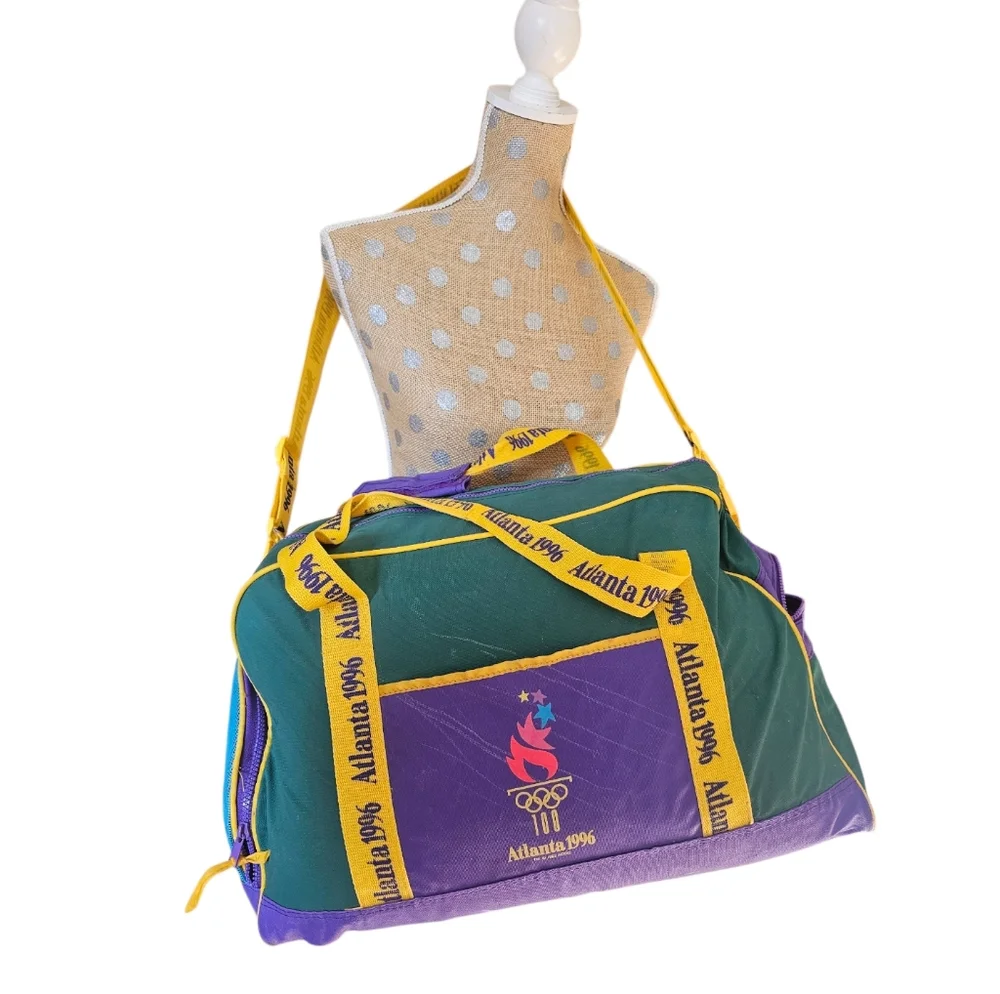 Atlanta 1996 Olympics Duffel Bag Vintage