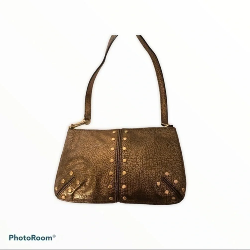 MICHAEL KORS wristlet mini bag studded metallic
