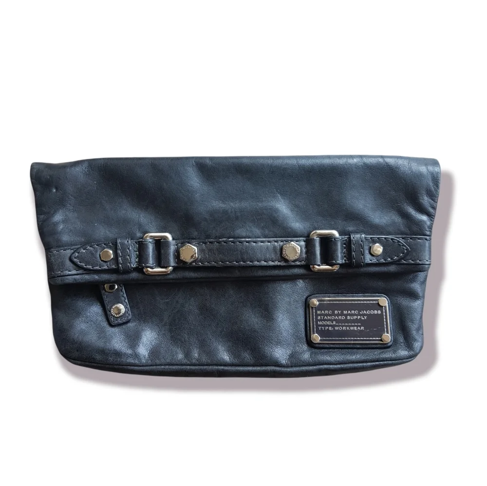 Marc By Marc Jacobs  Black leather clutch vintage