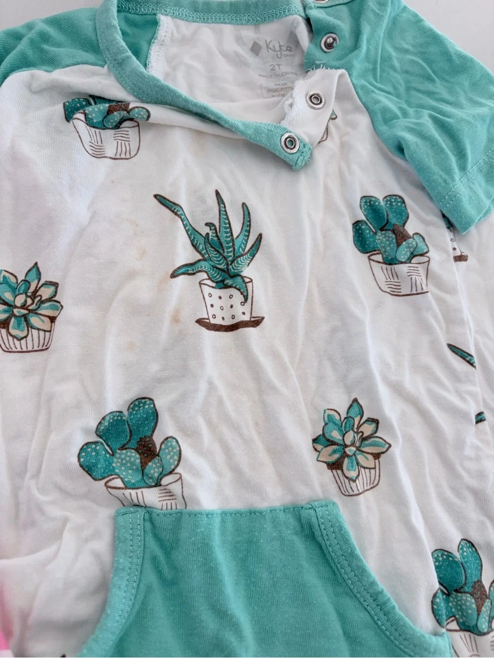 Kyte BABY pink onesie