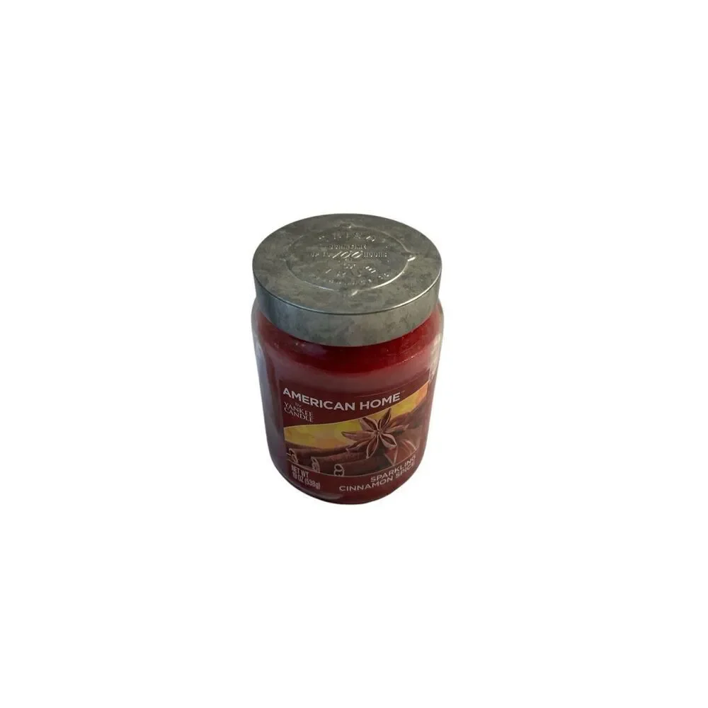 Yankee Candle American Home Candle Metal‎ lid Sparkling Cinn Spice 19oz