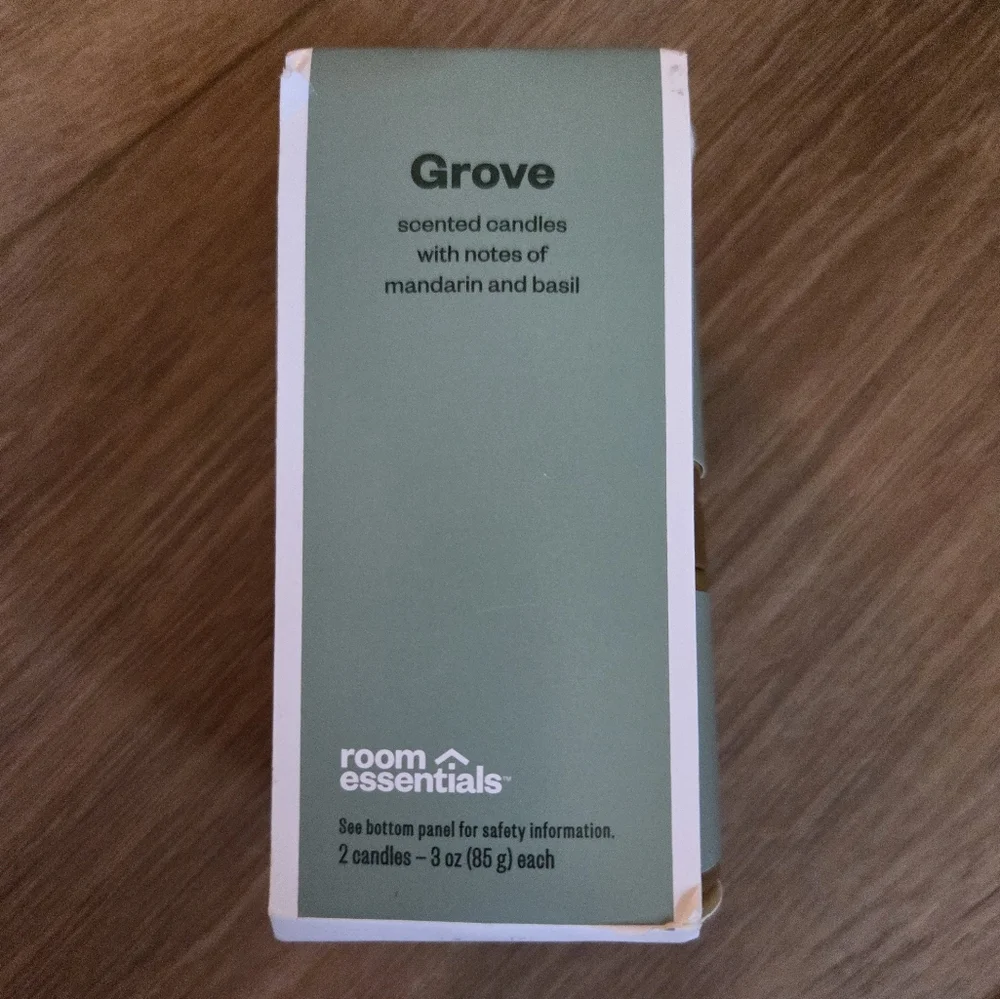 Room Essentials Grove Scented Candles‎ NEW