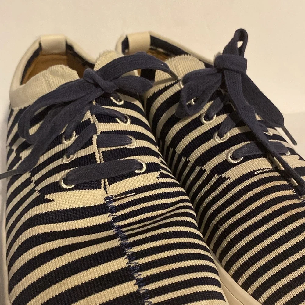 Ted Baker London Blue and White Men's Shorno Skate Shoe