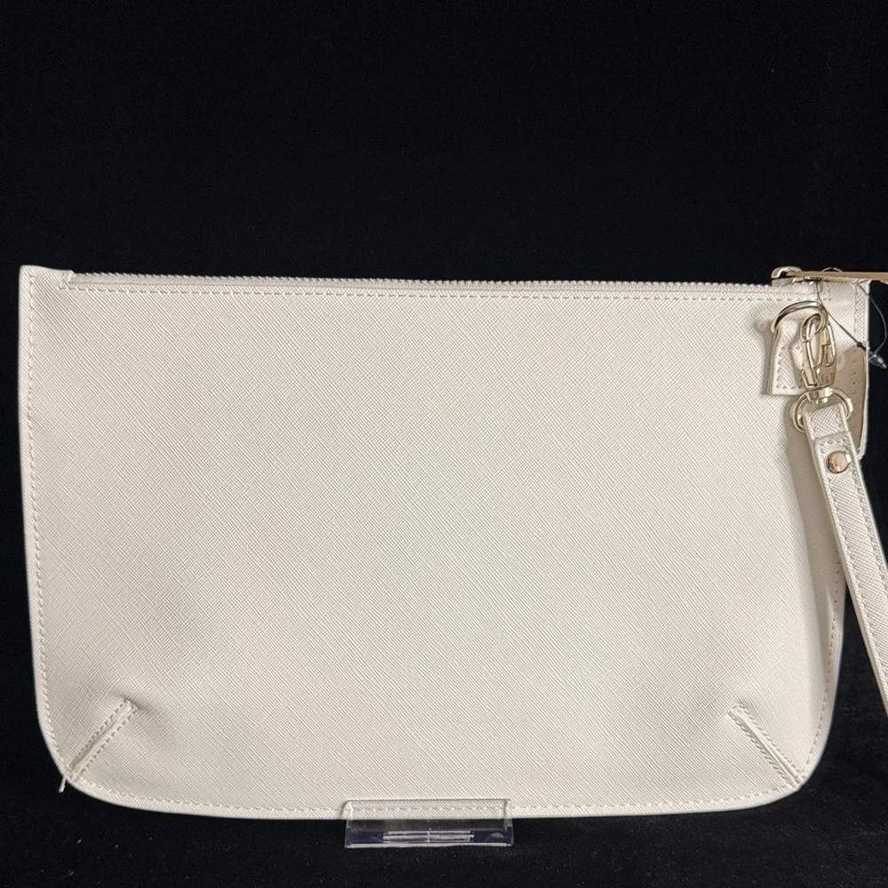 White House Black Market metallic wristlet
