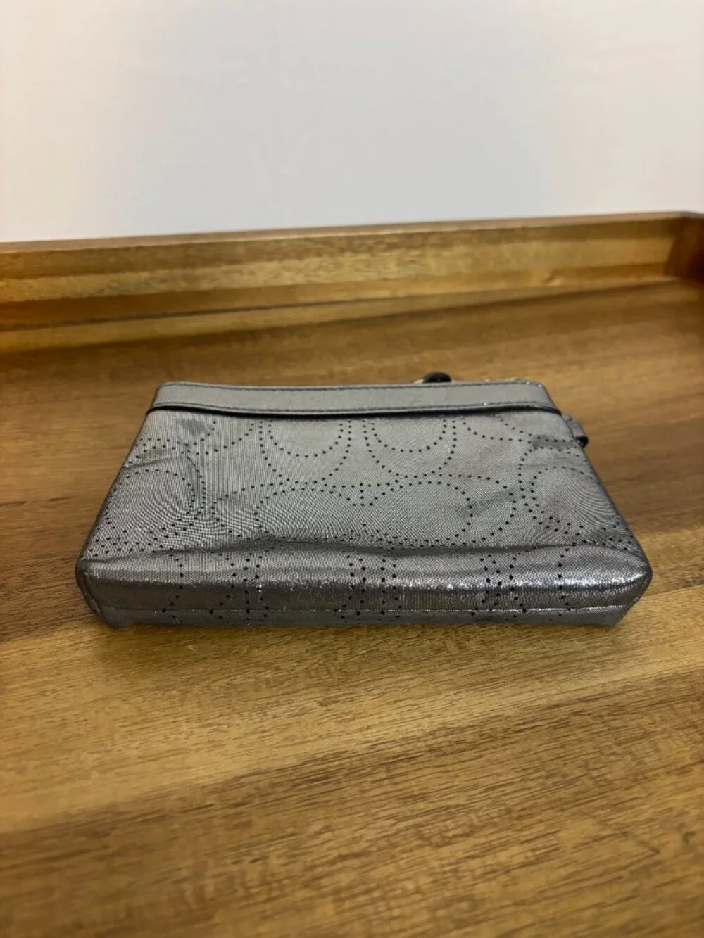 Coach gunmetal silver