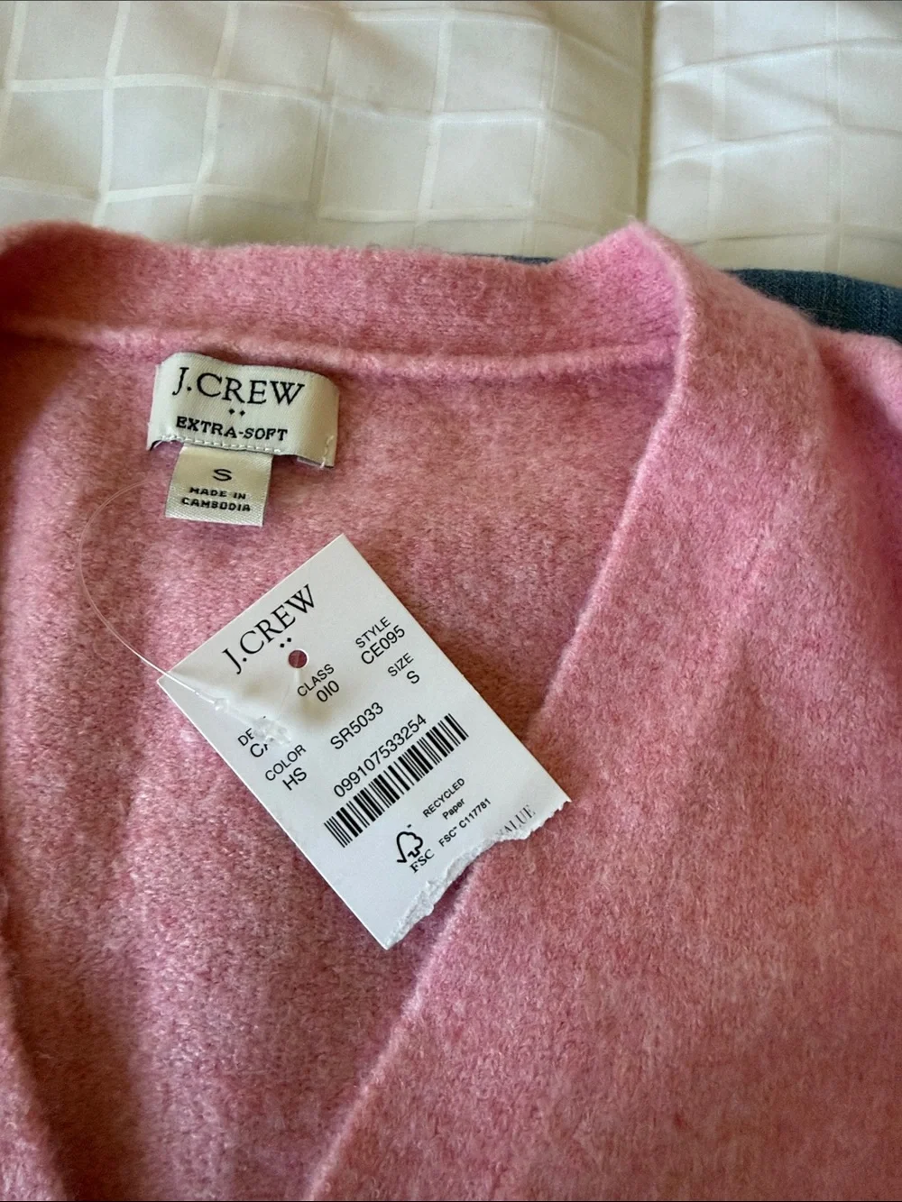 J. Crew soft pink