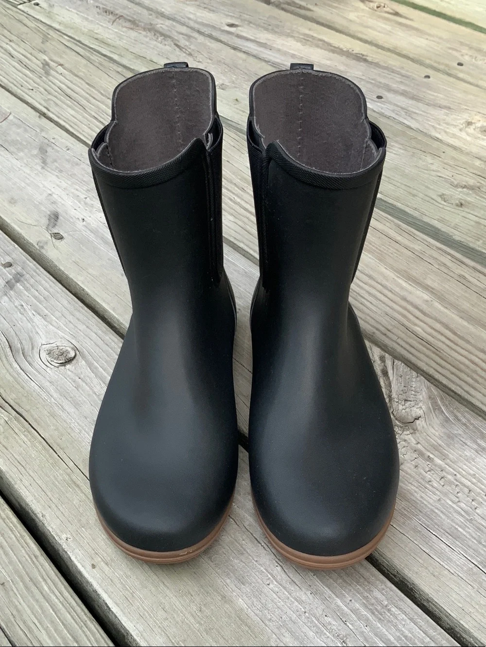 Bogs Black Sweetpea Mid Rain Boots Womens 8