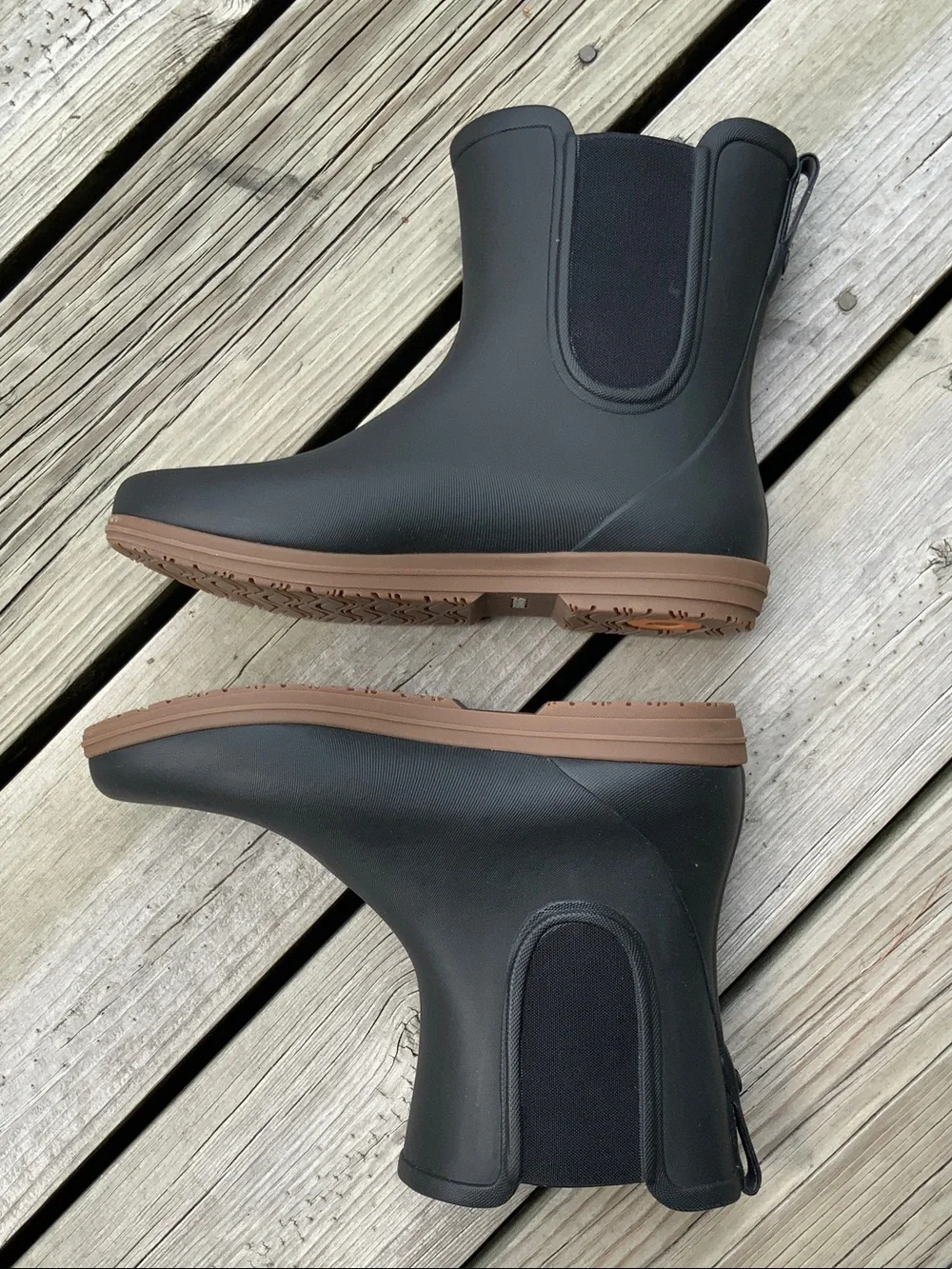 Bogs Black Sweetpea Mid Rain Boots Womens 8