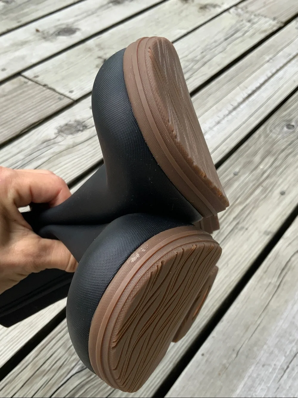 Bogs Black Sweetpea Mid Rain Boots Womens 8
