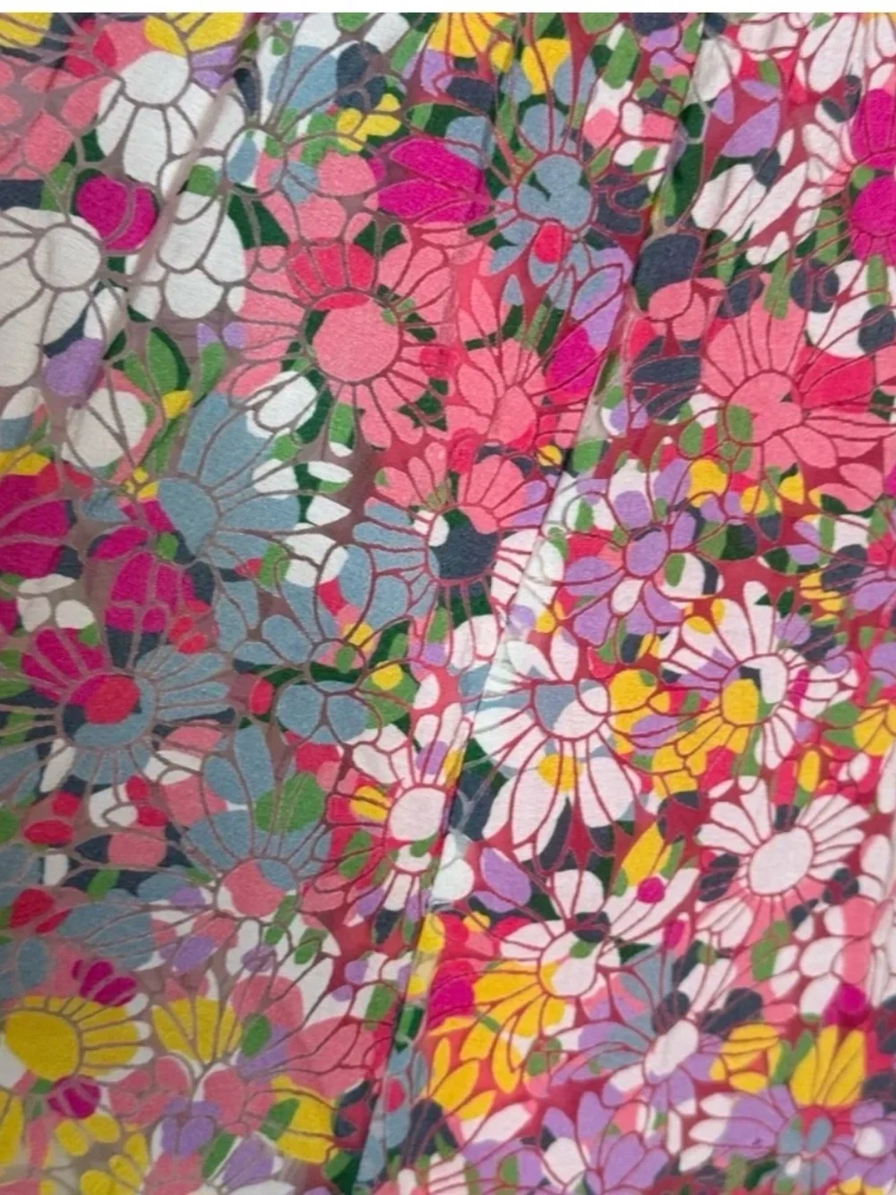 kate spade Pink Floral Midi Dress