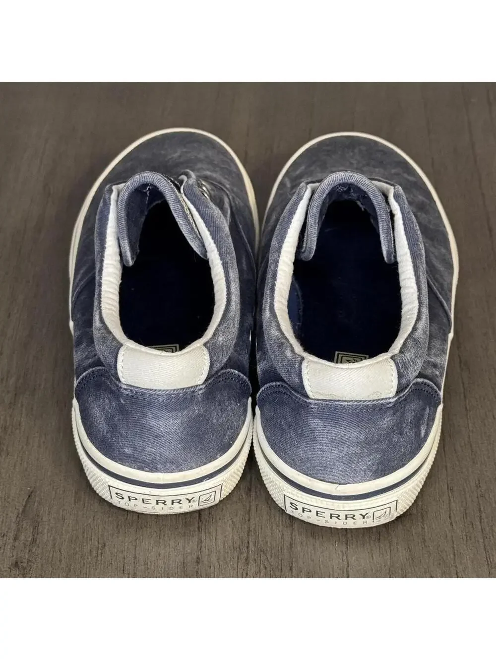 Sperry Top-Sider Slip-On Sneakers in Blue Canvas