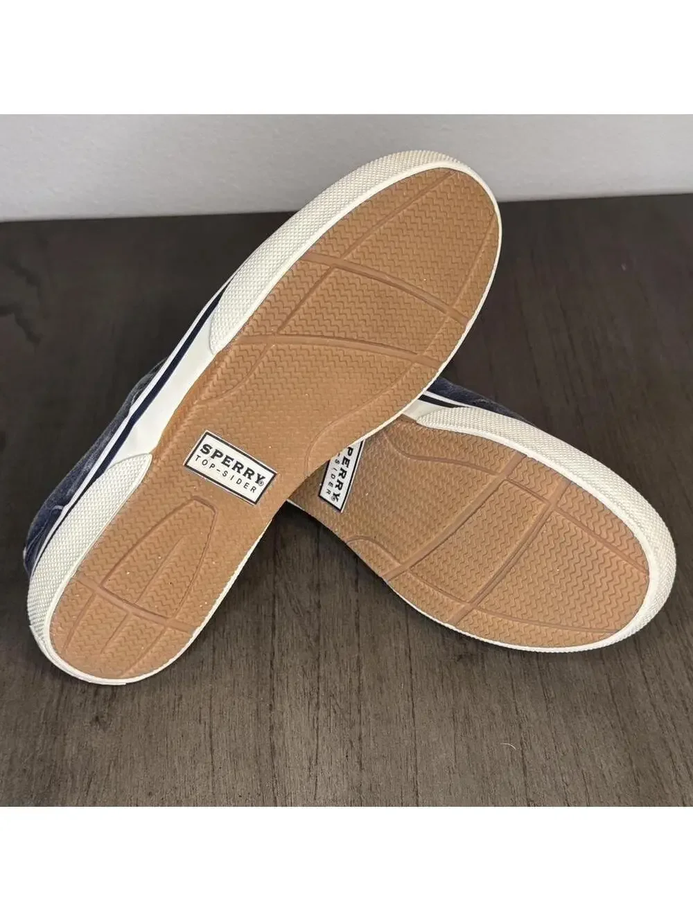 Sperry Top-Sider Slip-On Sneakers in Blue Canvas