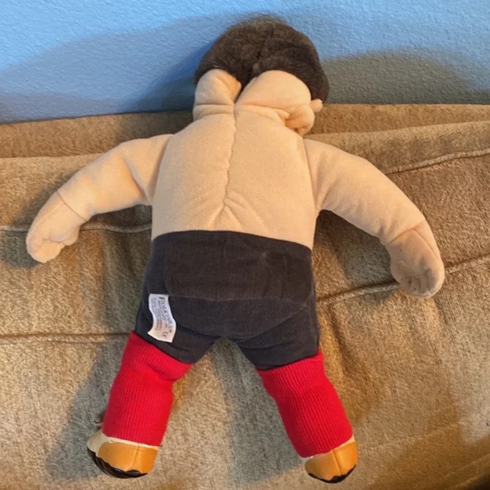 Vintage Folkmanis Furry Folk Hand Puppet Dress Up Man Male Storytelling Plush