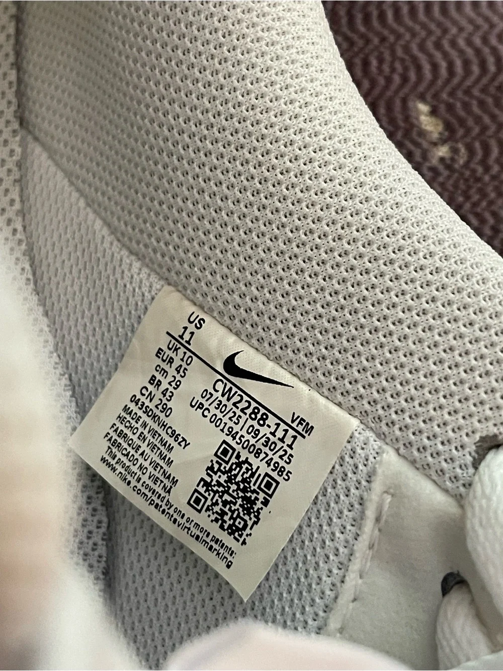 Nike All-White Air Force Low-Top Sneakers