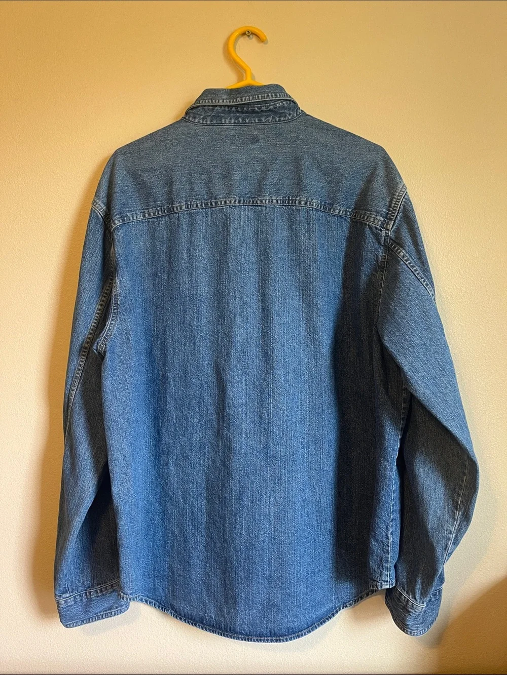 Vintage 90’s Men’s Levi's Red Tag Authentic Jeanswear denim button-down shirt.